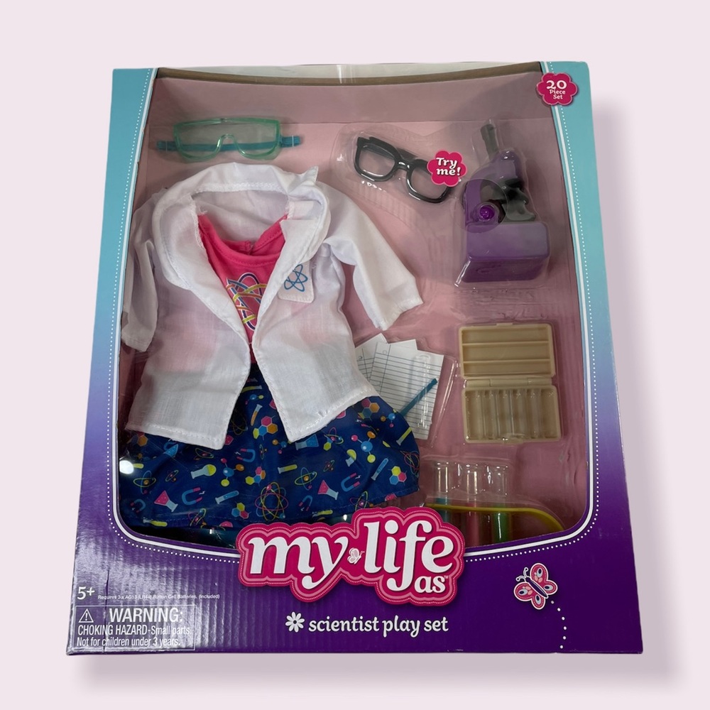 My Life As A Scientist Play Set Microscope Clothes